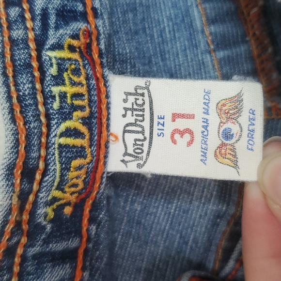 Rare Von Dutch Y2K Levi Low Rider 2 Vintage Jeans Size 31 - Picture 4 of 8
